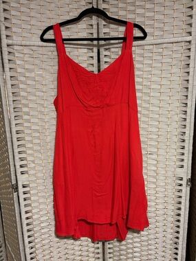 Old Navy Red Sleeveless V-Neck Women's Top